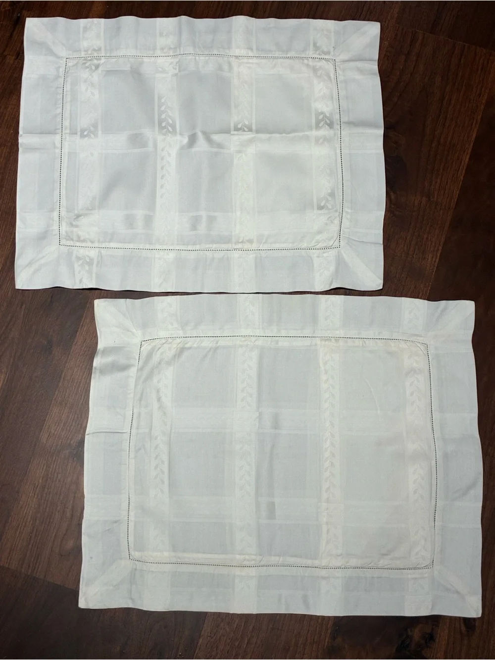 Set of 2 Pratesi Boudoir Shams in Cream
